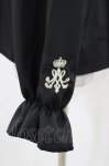 画像3: m petit by misako / TT*MSKリボンブラウス LL ブラック H-26-04-15-058-LO-BL-YZ-ZH (3)