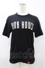 画像1: PINK HOUSE / ロゴTシャツ M ブラック H-26-04-15-059-LO-TS-NS-ZH (1)