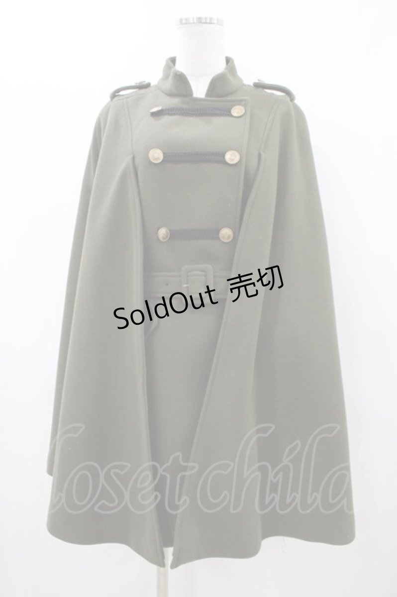 画像1: axes femme / ナポレオンマント風コート M カーキ H-26-04-15-061-AX-CO-NS-ZTC046 (1)