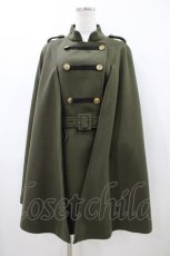 画像1: axes femme / ナポレオンマント風コート M カーキ H-26-04-15-061-AX-CO-NS-ZTC046 (1)