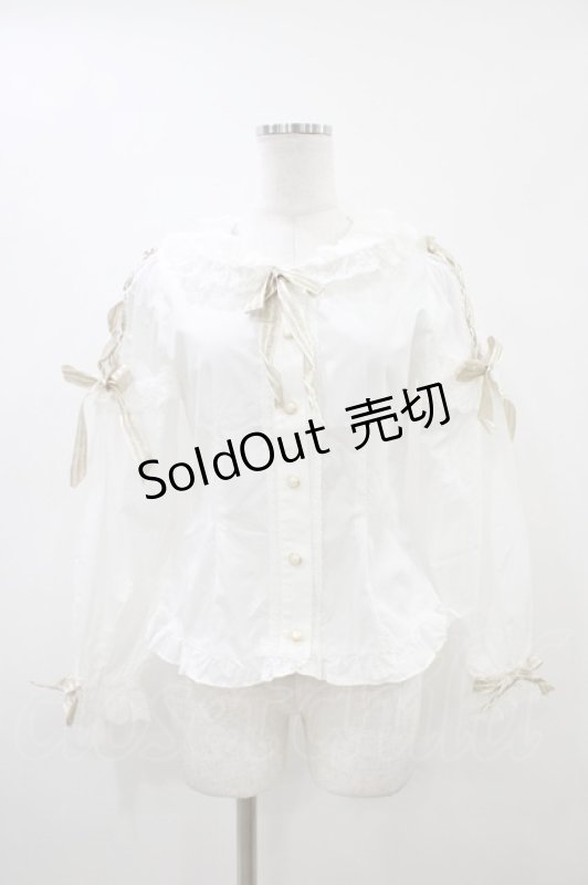 画像1: BABY,THE STARS SHINE BRIGHT / くまくみゃちゃんのクリスマスブラウス Free オフ/ゴールド H-26-04-15-011-BA-BL-NS-ZH (1)