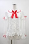 画像1: Angelic Pretty / Flower Ribbonブラウス Free オフ/レッド H-26-04-15-012-AP-BL-NS-ZH (1)