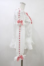画像3: Angelic Pretty / Flower Ribbonブラウス Free オフ/レッド H-26-04-15-012-AP-BL-NS-ZH (3)