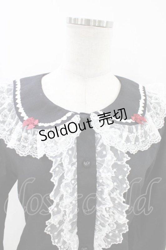 画像4: BABY,THE STARS SHINE BRIGHT / ねこくみゃちゃんのMeow Meowブラウス Free ブラック H-26-04-15-013-BA-BL-NS-ZH (4)