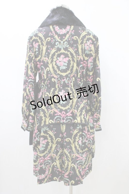 画像2: JESUS DIAMANTE / アントーニアツインリボンコート 38 マリーブラック H-26-04-15-015-JE-CO-NS-ZH (2)