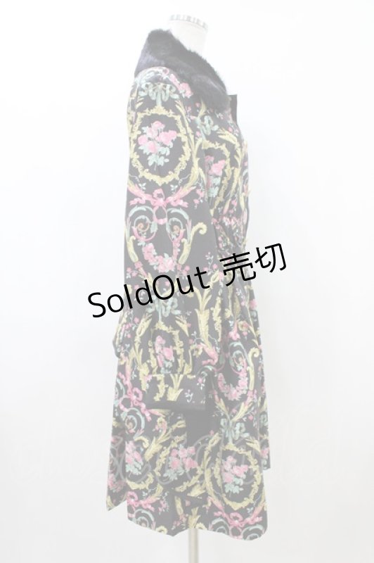 画像3: JESUS DIAMANTE / アントーニアツインリボンコート 38 マリーブラック H-26-04-15-015-JE-CO-NS-ZH (3)