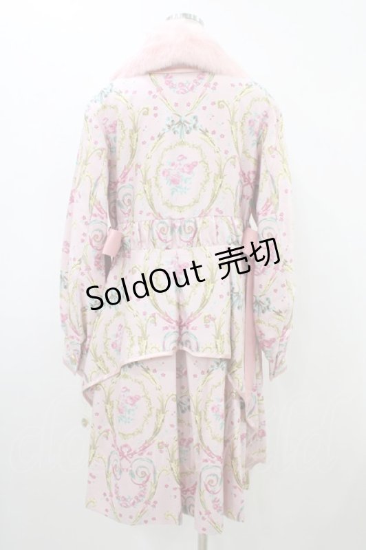 画像2: JESUS DIAMANTE / アントーニアツインリボンコート 38 マリーピンク H-26-04-15-016-JE-CO-NS-ZH (2)