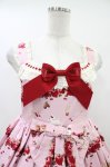 画像4: BABY,THE STARS SHINE BRIGHT / Pomme rouge〜うさぎとりすのりんごの森〜柄ジャンパースカートII Free ピンク H-26-04-15-020-BA-OP-NS-ZH (4)