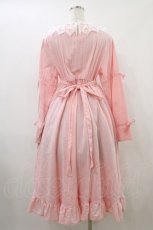 画像2: Cherirulu Chocola / 襟レースフリルワンピース LL ピンク H-26-04-15-022-GO-OP-NS-ZH (2)