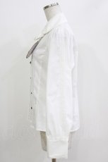 画像2: Kurumi Collaboration / ノエル・ド・メモワール ブラウス L オフ H-26-04-16-026-GO-BL-NS-ZH (2)