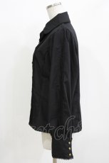 画像2: Kurumi Collaboration / ノエル・ド・メモワール ブラウス L ブラック H-26-04-16-027-GO-BL-NS-ZH (2)
