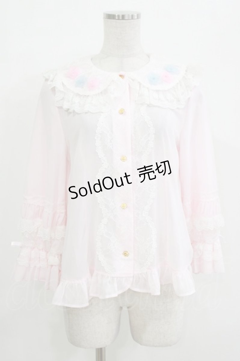 画像1: Angelic Pretty / Romantic Perfumeブラウス Free ピンク H-26-04-16-029-AP-BL-NS-ZH (1)