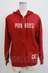 画像1: PINK HOUSE / ロゴプリントパーカー Free レッド H-26-04-16-031-LO-TO-NS-ZH (1)