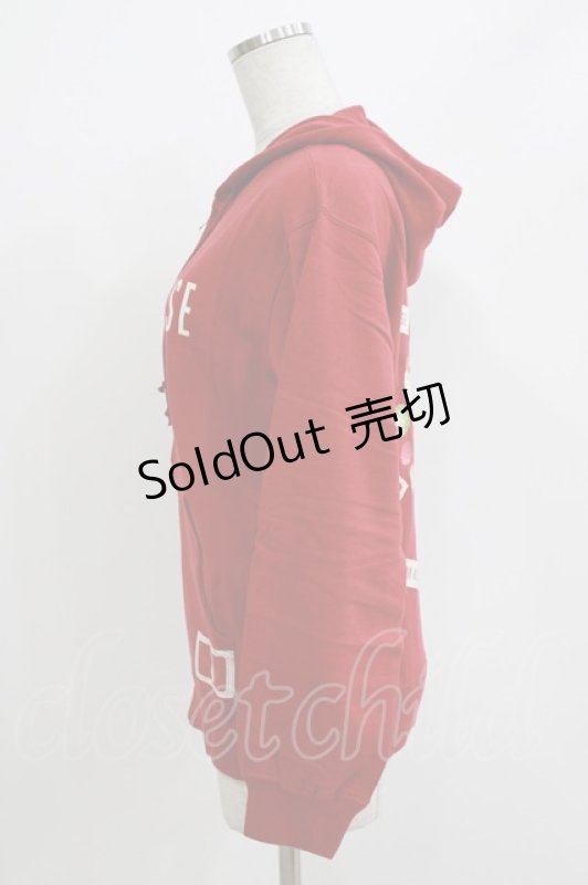 画像2: PINK HOUSE / ロゴプリントパーカー Free レッド H-26-04-16-031-LO-TO-NS-ZH (2)