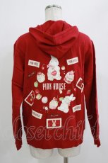 画像3: PINK HOUSE / ロゴプリントパーカー Free レッド H-26-04-16-031-LO-TO-NS-ZH (3)