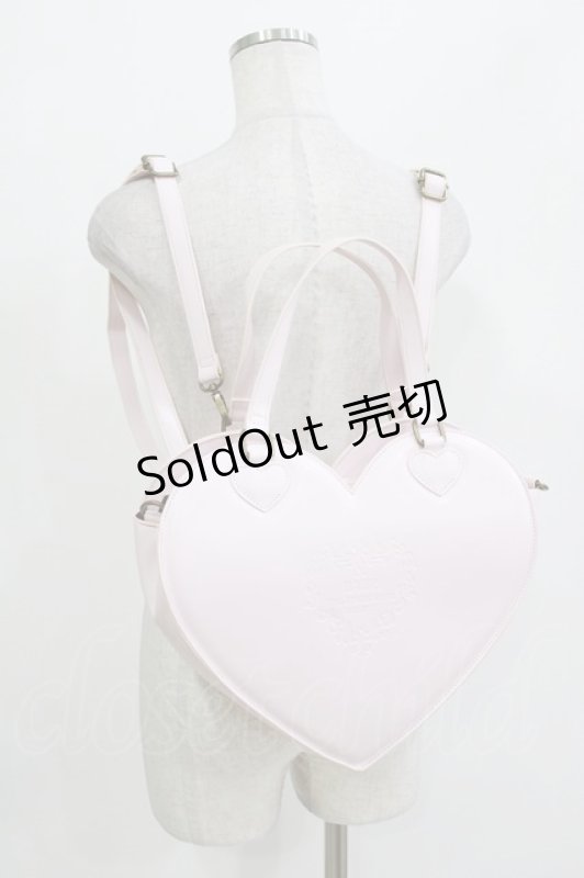 画像2: BABY,THE STARS SHINE BRIGHT / BABY3WAYハートBag  ピンク H-26-04-16-034-BA-BG-NS-ZH (2)