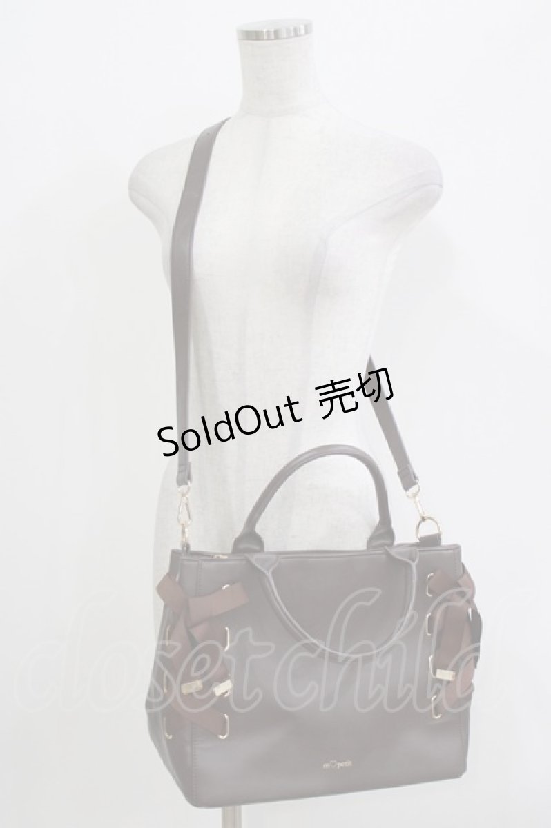 画像1: m petit by misako / AMレースアップ2WAY  ブラウン H-26-04-16-036-LO-BG-NS-ZH (1)