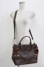 画像1: m petit by misako / AMレースアップ2WAY  ブラウン H-26-04-16-036-LO-BG-NS-ZH (1)
