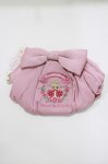 画像1: Maison de FLEUR / サンリオキャラクターズ×花言葉/マロンクリーム/リボンポーチ  ピンク H-26-04-16-044-LO-ZA-NS-ZH (1)