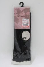 画像1: m petit by misako / AMCSシアーハートレース  ブラック H-26-04-16-048-LO-ZA-NS-ZH (1)