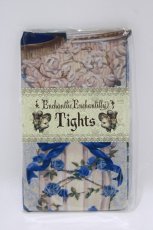 画像1: Enchantlic Enchantilly / エンタシスローズタイツ  ブルー H-26-04-16-050-LO-ZA-NS-ZH (1)
