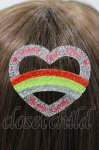 画像2: Candy Stripper / SUNNY GIRLS CLUB HAIR CLIP  CLEAR LAME H-26-04-16-1004-PU-AC-KB-ZH (2)