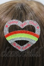 画像2: Candy Stripper / SUNNY GIRLS CLUB HAIR CLIP  CLEAR LAME H-26-04-16-1004-PU-AC-KB-ZH (2)