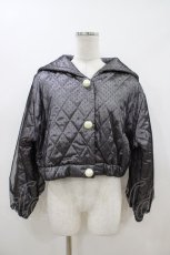 画像1: MILK / ラッピングショートブルゾン  ブラック H-26-04-16-1033-ML-JA-AK-ZT0517H (1)