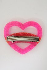 画像3: Candy Stripper / SUNNY GIRLS CLUB HAIR CLIP  PINK LAME H-26-04-16-1005-PU-AC-KB-ZH (3)