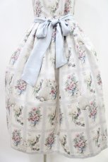 画像5: Melody BasKet / Rabbit cardジャンパースカート  サックス H-26-04-16-1009-LO-OP-KB-ZH (5)