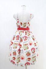 画像3: Emily Temple cute / Vintage Strawberryキャミソールワンピース  オフホワイト H-26-04-16-1012-ET-OP-KB-ZH (3)