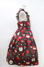 画像2: Emily Temple cute / タータンRibbonAppleノースリーブワンピース  red H-26-04-16-1013-ET-OP-KB-ZH (2)