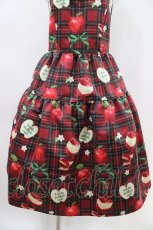 画像5: Emily Temple cute / タータンRibbonAppleノースリーブワンピース  red H-26-04-16-1013-ET-OP-KB-ZH (5)