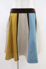 画像1: Jane Marple / Color block gored skirt M ミックス H-26-04-16-1025-JM-SK-KB-ZT0517H (1)