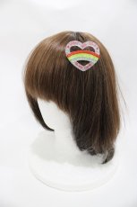 画像1: Candy Stripper / SUNNY GIRLS CLUB HAIR CLIP  CLEAR LAME H-26-04-16-1004-PU-AC-KB-ZH (1)