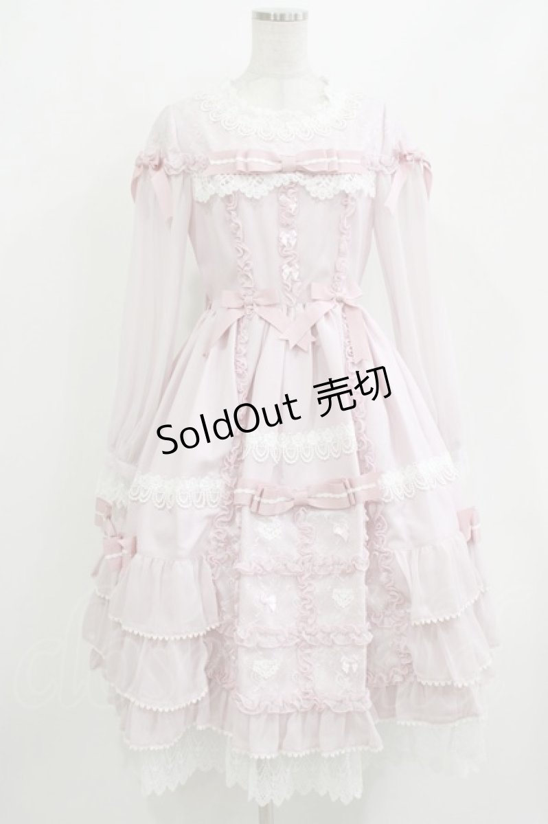 画像1: BABY,THE STARS SHINE BRIGHT / Ribbon Couture Paletteワンピース Free ピンク H-26-04-16-005-BA-OP-NS-ZH (1)