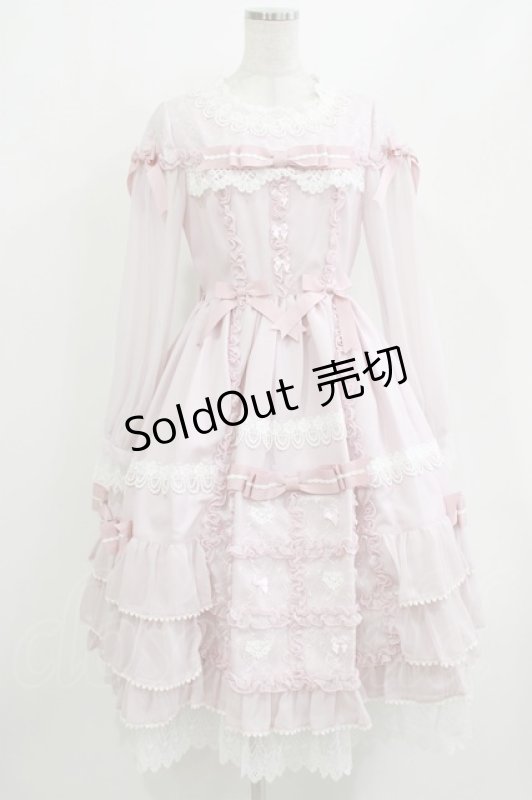 画像1: BABY,THE STARS SHINE BRIGHT / Ribbon Couture Paletteワンピース Free ピンク H-26-04-16-005-BA-OP-NS-ZH (1)