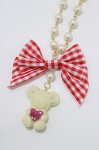 画像1: BABY,THE STARS SHINE BRIGHT / くみゃちゃんの Love Love Valentine ネックレス  オフ H-26-04-16-059-BA-AC-NS-ZH (1)