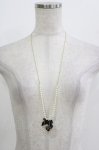 画像2: m petit by misako / AM*NIPLハートネックレス  ブラック H-26-04-16-061-LO-AC-NS-ZH (2)