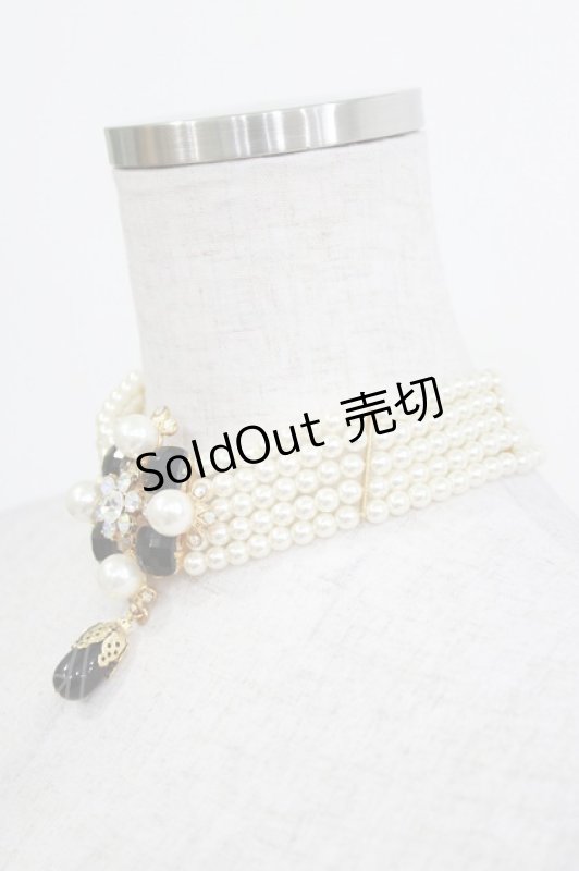 画像2: JESUS DIAMANTE / パールチョーカー  オフ H-26-04-16-063-JE-AC-NS-ZH (2)