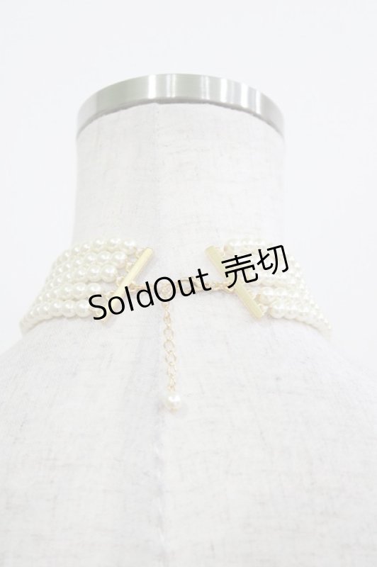 画像3: JESUS DIAMANTE / パールチョーカー  オフ H-26-04-16-063-JE-AC-NS-ZH (3)