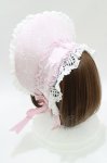 画像2: BABY,THE STARS SHINE BRIGHT / Ribbon Couture Paletteボンネット  ピンク H-26-04-16-080-BA-ZA-NS-ZH (2)