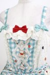 画像5: Miss Point（海外ロリータブランド） / Picnic Tea Partyジャンパースカート XL サックス H-26-04-16-008-EL-OP-NS-ZH (5)