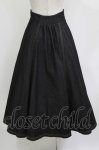 画像3: an another angelus / ハイウエストスカラップフレアースカート Free BLACK H-26-04-16-013-CA-SK-NS-ZH (3)