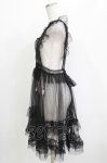画像2: virally / 星名桜子/TT*HOSレースエプロン L ブラック H-26-04-16-020-PU-OP-NS-ZH (2)