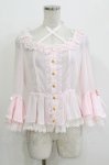 画像1: Angelic Pretty / Romantic Brightブラウス Free ピンク H-26-04-16-022-AP-BL-NS-ZH (1)