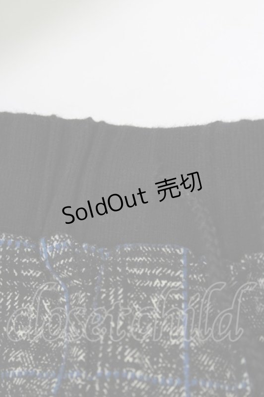 画像5: PUTUMAYO / 紋章刺繍サルエル  黒チェック H-26-04-17-029-PT-PA-AK-ZH (5)