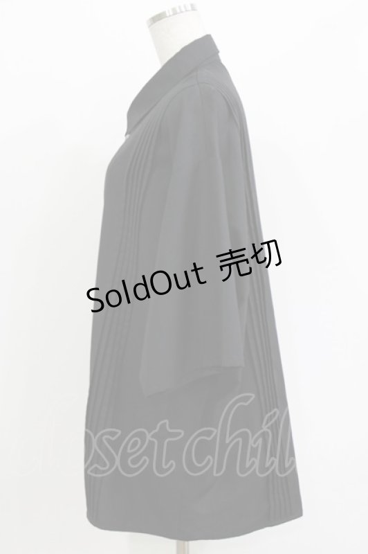 画像2: HARE / チャイナ半袖シャツ F 黒 H-26-04-17-030-GO-BL-AK-ZH (2)