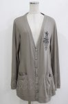 画像1: PUTUMAYO / 紋章刺繍カーデ  サンドベージュ H-26-04-17-032-PT-TO-AK-ZH (1)