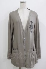 画像1: PUTUMAYO / 紋章刺繍カーデ  サンドベージュ H-26-04-17-032-PT-TO-AK-ZH (1)